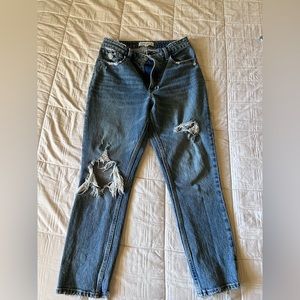 Abercrombie & Fitch Curve Love High Rise Mom Jean
